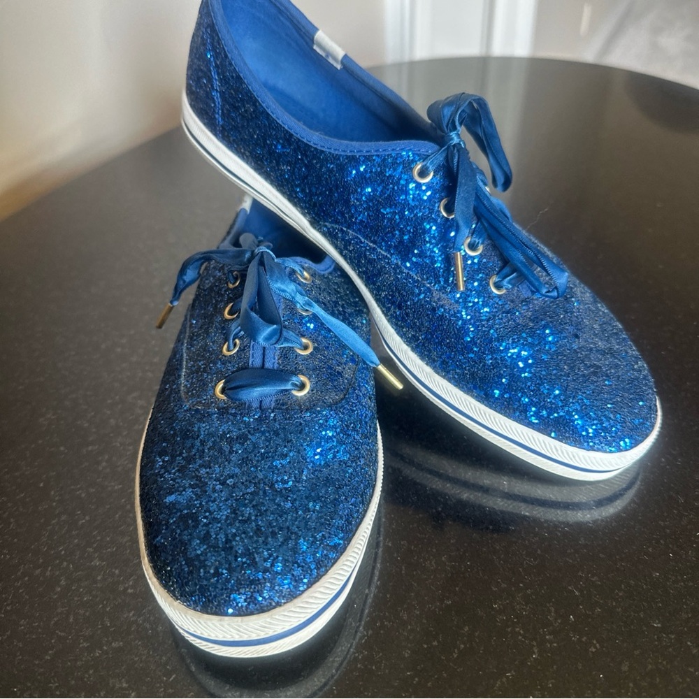 Keds Blue Glitter Sneakers